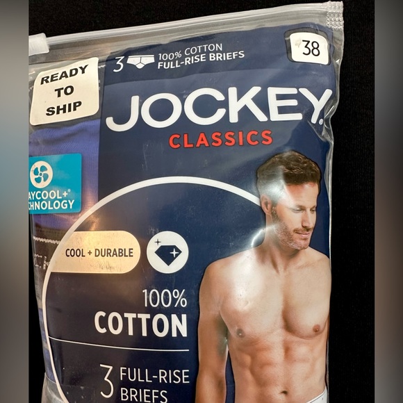 Jockey classic full rise briefs 3 Pack / 38 NEW - Picture 2 of 4